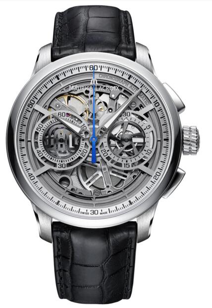 Review Best Maurice Lacroix Masterpiece Chronograph Skeleton MP6028-SS101-001-1Replica watch - Click Image to Close